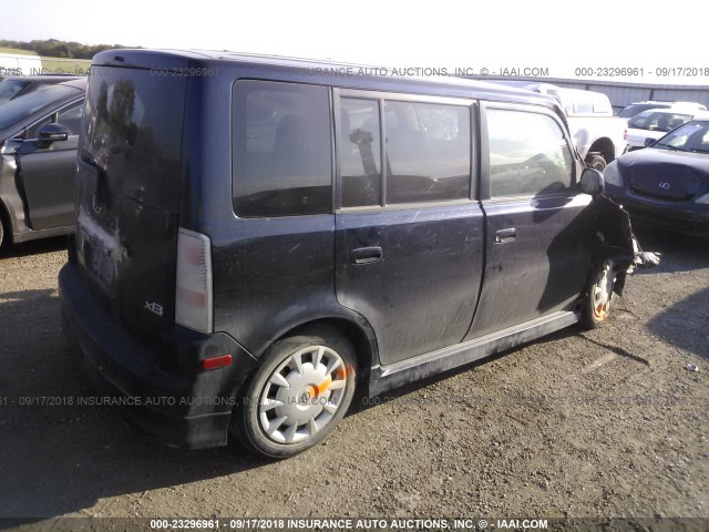 JTLKT334264076597 - 2006 TOYOTA SCION XB მუქი ლურჯი ფოტო 4