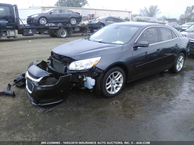 1G11C5SL6EF173082 - 2014 CHEVROLET MALIBU 1LT ნაცრისფერი ფოტო 2