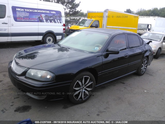 2G1WP521649240165 - 2004 CHEVROLET IMPALA SS BLACK photo 2