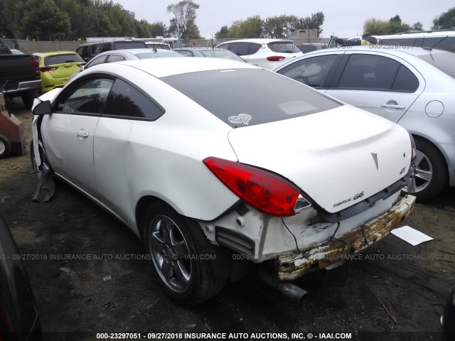 1G2ZH18N874151472 - 2007 PONTIAC G6 GT WHITE photo 3