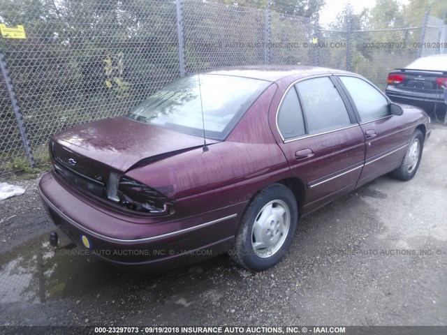 2G1WL52MXX9226361 - 1999 CHEVROLET LUMINA LS BURGUNDY photo 4