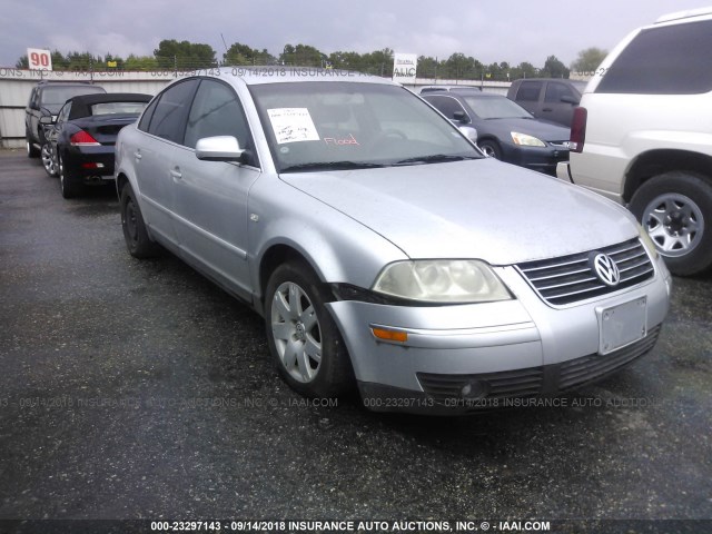 WVWRH63B92P231019 - 2002 VOLKSWAGEN PASSAT GLX SILVER photo 1