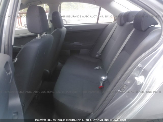 JA32U1FU0AU007097 - 2010 MITSUBISHI LANCER DE GRAY photo 8