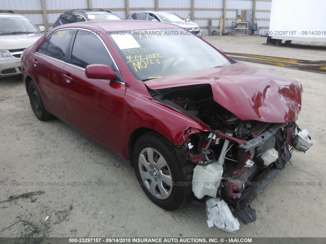 4T1BE46K07U119305 - 2007 TOYOTA CAMRY NEW GENERAT CE/LE/XLE/SE RED photo 1