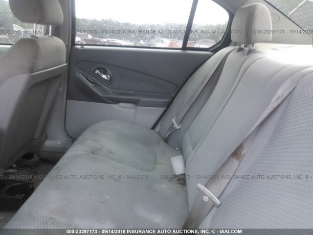 1G1ZS58F08F136380 - 2008 CHEVROLET MALIBU LS Light Blue photo 8