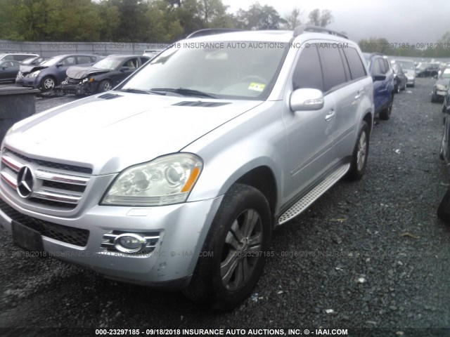 4JGBF71E87A148102 - 2007 MERCEDES-BENZ GL 450 4MATIC SILVER photo 2