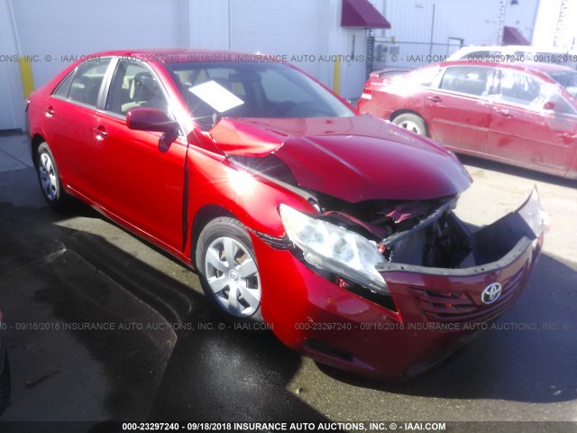 4T4BE46K57R006973 - 2007 TOYOTA CAMRY NEW GENERAT CE/LE/XLE/SE RED photo 1