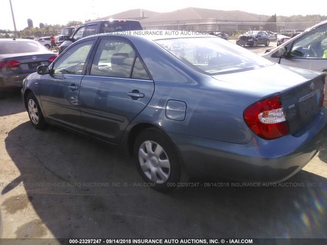 4T1BE32K63U695460 - 2003 TOYOTA CAMRY LE/XLE/SE 蓝色 照片 3