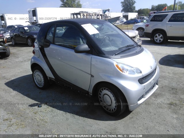 WMEEJ3BA1CK572022 - 2012 SMART FORTWO PURE/PASSION SILVER photo 1