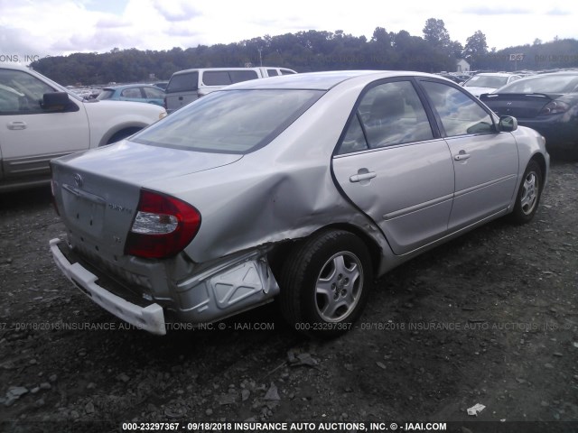 4T1BF32K93U043722 - 2003 TOYOTA CAMRY LE/XLE/SE Күміс фото 4