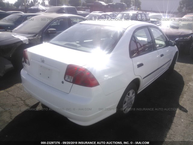 1HGES16394L007266 - 2004 HONDA CIVIC DX VP Ağ foto 4