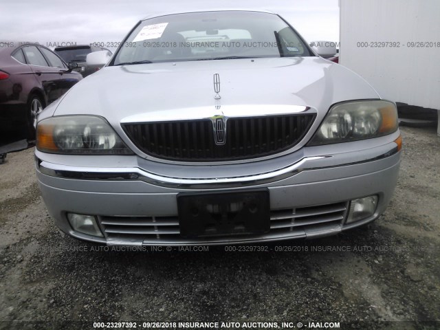 ILNHM87A2YY757589 - 2000 LINCOLN LS ვერცხლისფერი ფოტო 6