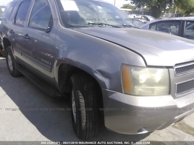 1GNFC13C47R257558 - 2007 CHEVROLET TAHOE C1500 GRAY photo 6