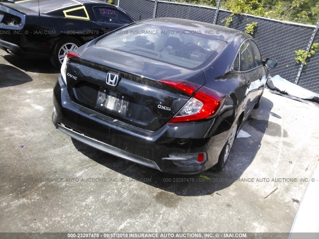 19XFC2F56HE081573 - 2017 HONDA CIVIC LX BLACK photo 4