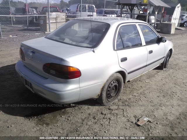 1Y1SK52882Z402684 - 2002 CHEVROLET GEO PRIZM LSI SILVER photo 4