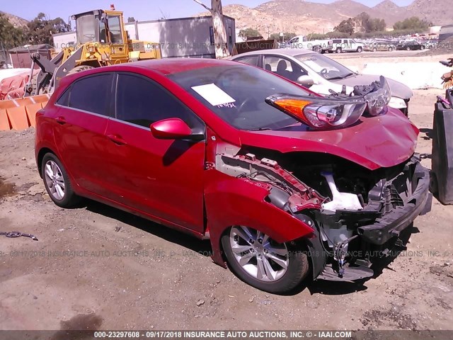 KMHD35LH7FU249108 - 2015 HYUNDAI ELANTRA GT RED photo 1