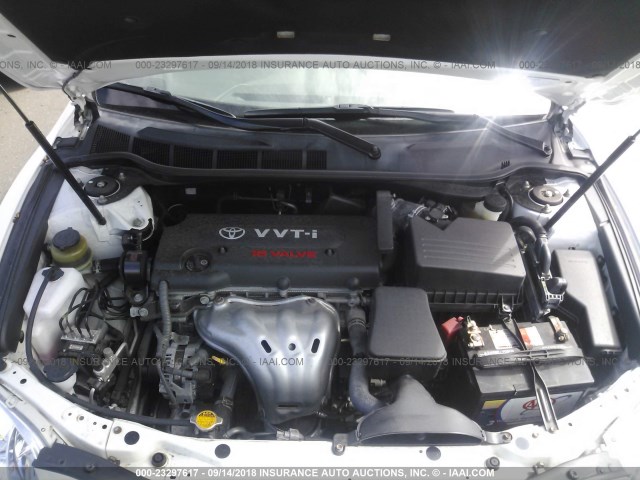 JTNBE46K493170962 - 2009 TOYOTA CAMRY SE/LE/XLE თეთრი ფოტო 10