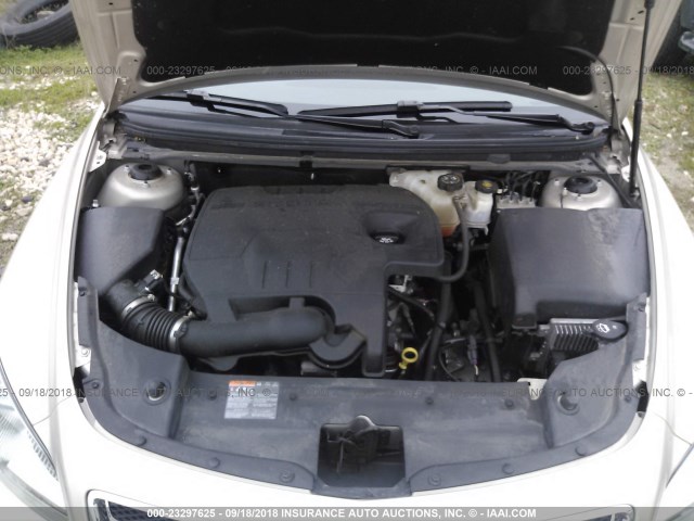 1G1ZC5EU6CF339573 - 2012 CHEVROLET MALIBU 1LT ოქროსფერი ფოტო 10