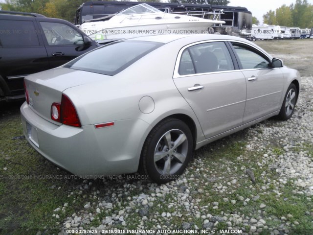 1G1ZC5EU6CF339573 - 2012 CHEVROLET MALIBU 1LT ოქროსფერი ფოტო 4