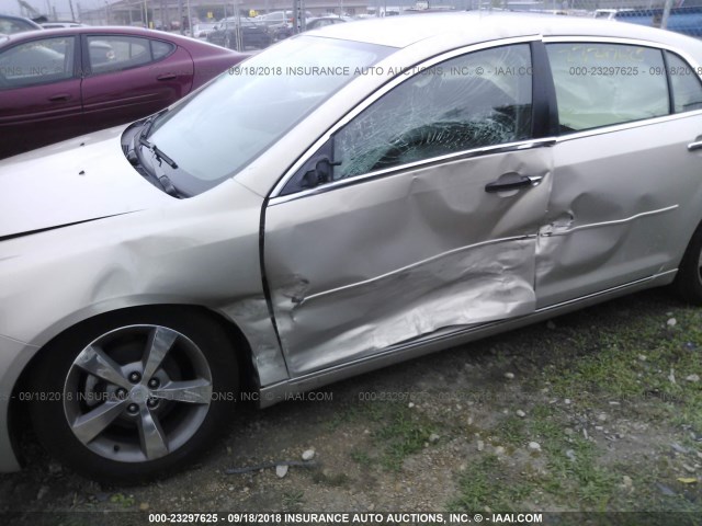 1G1ZC5EU6CF339573 - 2012 CHEVROLET MALIBU 1LT ოქროსფერი ფოტო 6