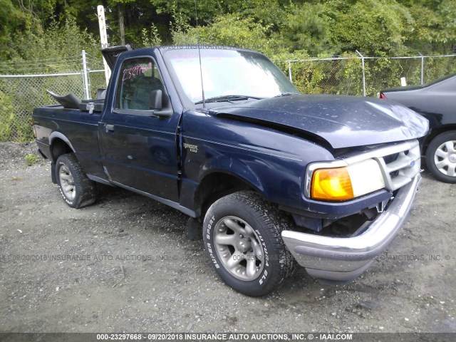 1FTCR10A8TUA13433 - 1996 FORD RANGER BLUE photo 1