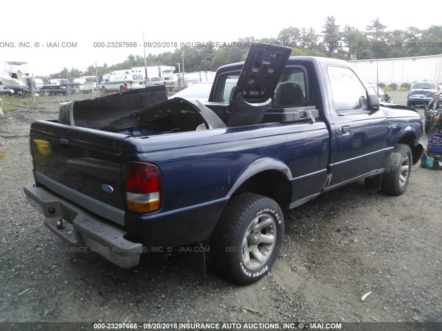 1FTCR10A8TUA13433 - 1996 FORD RANGER BLUE photo 4