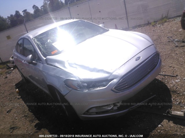 3FA6P0LU4HR182694 - 2017 FORD FUSION SE HYBRID SILVER photo 1