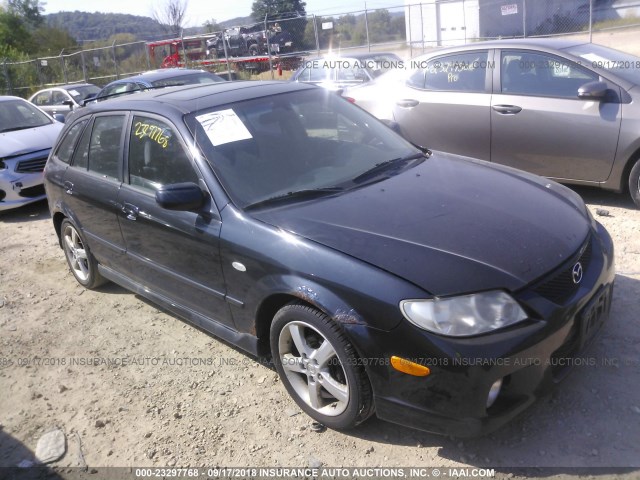 JM1BJ246031171555 - 2003 MAZDA PROTEGE PR5 BLACK photo 1