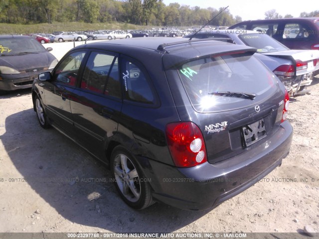 JM1BJ246031171555 - 2003 MAZDA PROTEGE PR5 BLACK photo 3