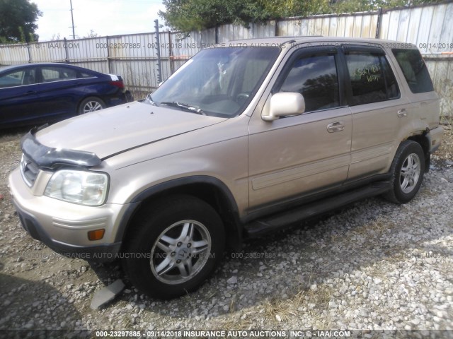 JHLRD18761S000953 - 2001 HONDA CR-V SE/LE Dark Brown photo 2