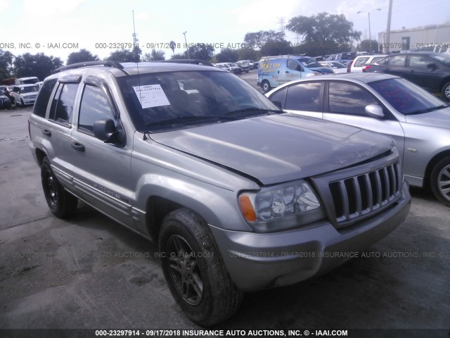 1J4GX48S74C187727 - 2004 JEEP GRAND CHEROKEE LAREDO/COLUMBIA/FREEDOM GOLD photo 1