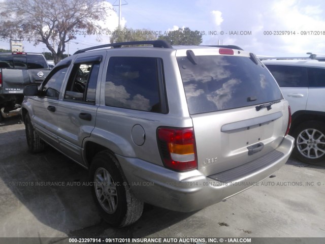 1J4GX48S74C187727 - 2004 JEEP GRAND CHEROKEE LAREDO/COLUMBIA/FREEDOM GOLD photo 3