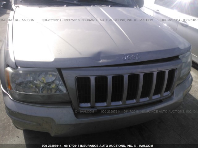 1J4GX48S74C187727 - 2004 JEEP GRAND CHEROKEE LAREDO/COLUMBIA/FREEDOM GOLD photo 6