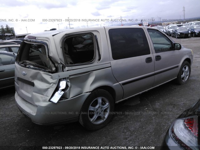 1GNDV23117D186662 - 2007 CHEVROLET UPLANDER LS TAN photo 4