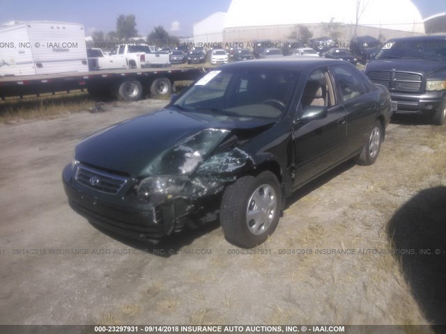 4T1BG22K11U055710 - 2001 TOYOTA CAMRY CE/LE/XLE 绿色 照片 2
