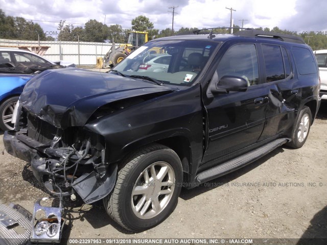 1GKES66MX66127250 - 2006 GMC ENVOY DENALI XL BLACK photo 2