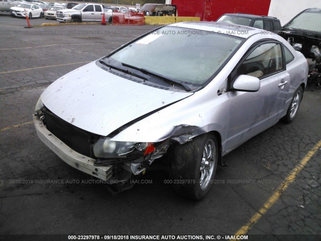 2HGFG12886H526087 - 2006 HONDA CIVIC EX SILVER photo 2