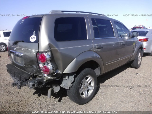 1D4HB58D85F603609 - 2005 DODGE DURANGO LIMITED BROWN photo 4