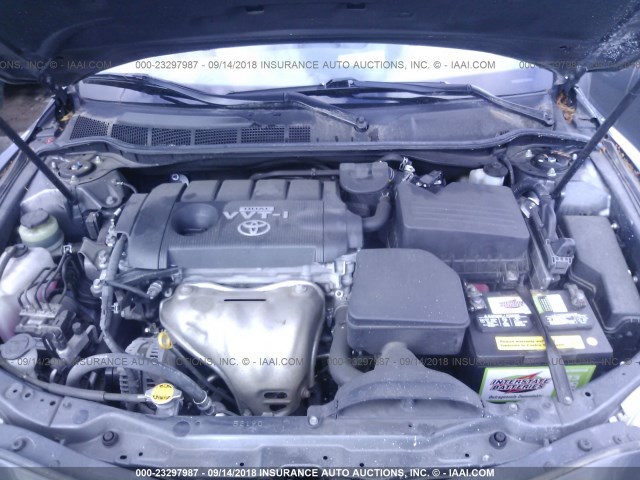 4T1BF3EK7AU526148 - 2010 TOYOTA CAMRY SE/LE/XLE GRAY photo 10