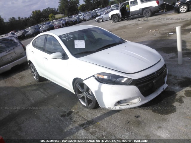 1C3CDFEB1ED921260 - 2014 DODGE DART GT WHITE photo 1