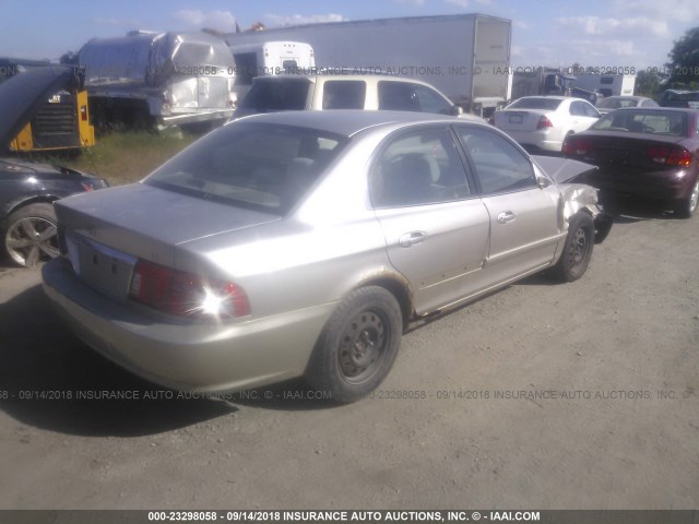 KNAGD126165465776 - 2006 KIA OPTIMA LX/EX TAN photo 4