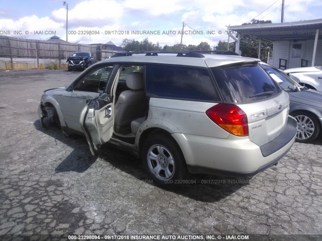 4S4BP61C777304794 - 2007 SUBARU LEGACY OUTBACK 2.5I GOLD photo 3