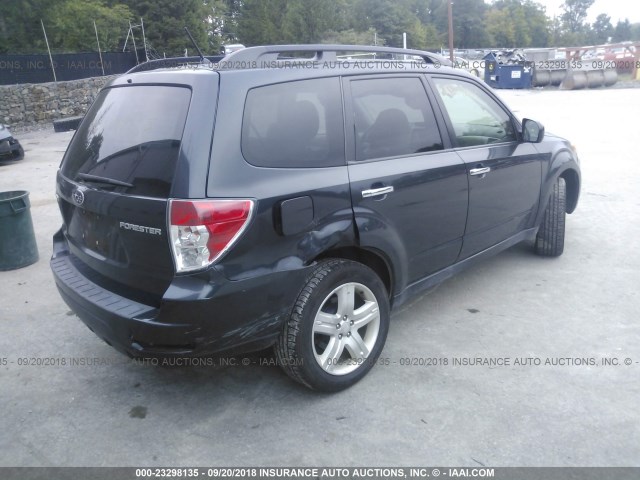 JF2SH64619H786247 - 2009 SUBARU FORESTER 2.5X LIMITED GRAY photo 4