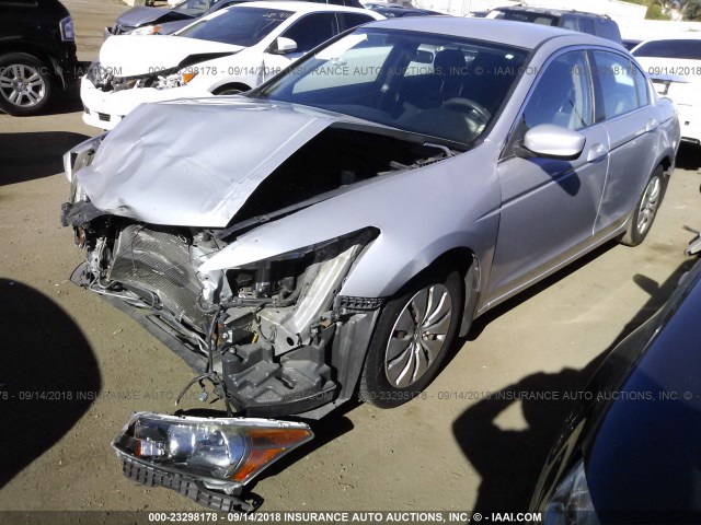 1HGCP2F31AA135636 - 2010 HONDA ACCORD LX SILVER photo 2