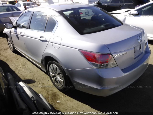 1HGCP2F31AA135636 - 2010 HONDA ACCORD LX SILVER photo 3