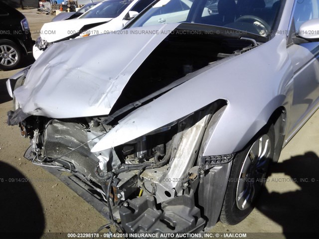 1HGCP2F31AA135636 - 2010 HONDA ACCORD LX SILVER photo 6