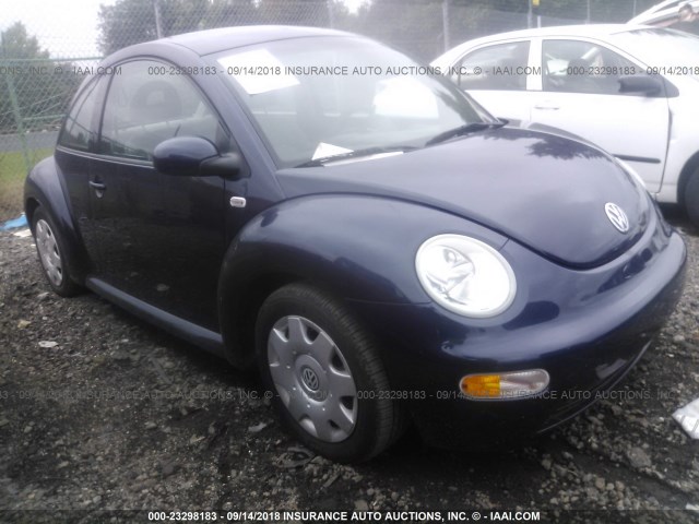 3VWBK21C21M451997 - 2001 VOLKSWAGEN NEW BEETLE GL 蓝色 照片 1