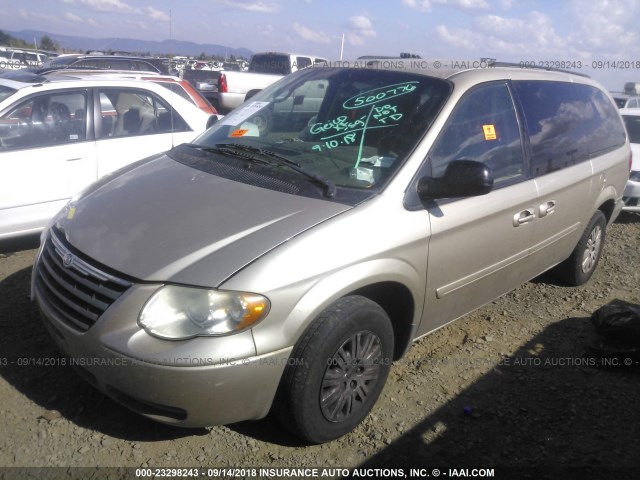 2A4GP44R26R851154 - 2006 CHRYSLER TOWN & COUNTRY LX GOLD photo 2