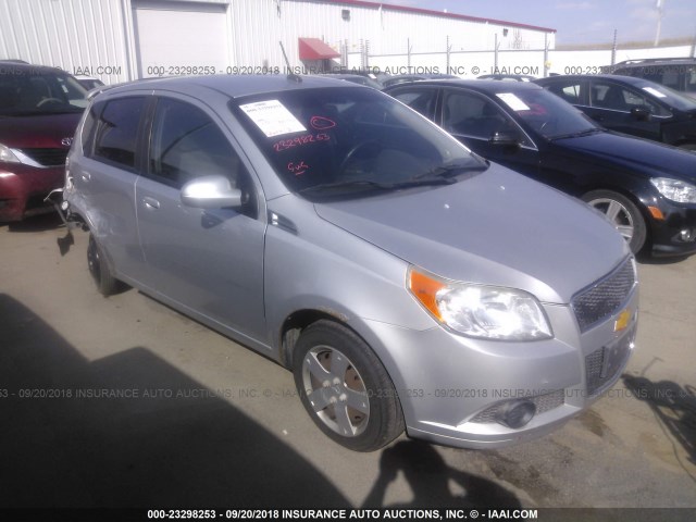 KL1TD6DE9BB214994 - 2011 CHEVROLET AVEO LS/LT SILVER photo 1