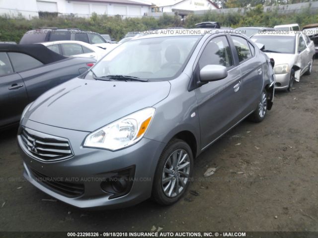 ML32F3FJ0JHF02167 - 2018 MITSUBISHI MIRAGE G4 ES შავი ფოტო 2